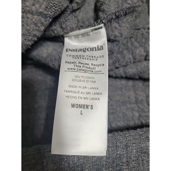 Patagonia Women JACKET COAT Better Sweater Coat Large gray jacket - Picture 5 of 6